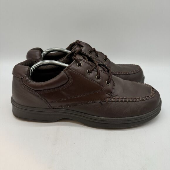 Dr. Scholl's Other - Dr. Scholl's Ross Derby Shoes Men's 10.5W Brown Leather Split Toe Lace Up Oxford